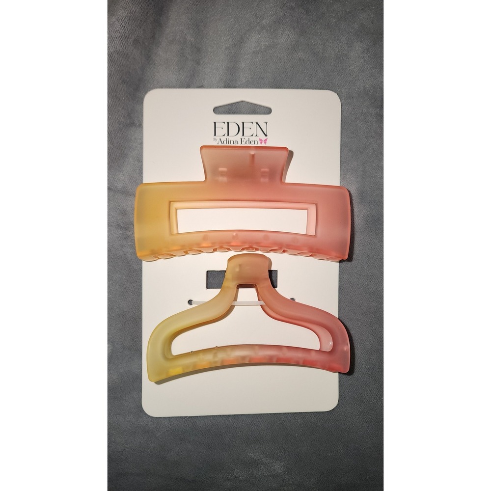 ombre-style claw hair clips from EDEN by Adina Eden
